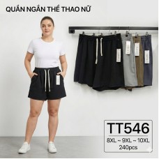 Женские шорты батал TT546 8XL-10XL оптом | Большие размеры