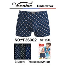 Детские боксеры для мальчиков Veenice YF36002 M-2XL 6-14 лет оптом